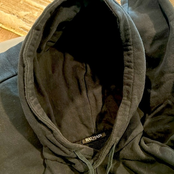 Authentic Balmain Paris Side Zip Hoodie - Picture 9 of 17